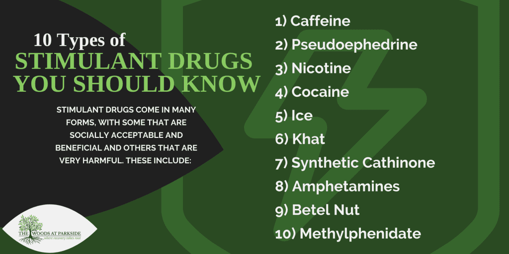 10 Types of Stimulant Drugs You Should Know Infographic
