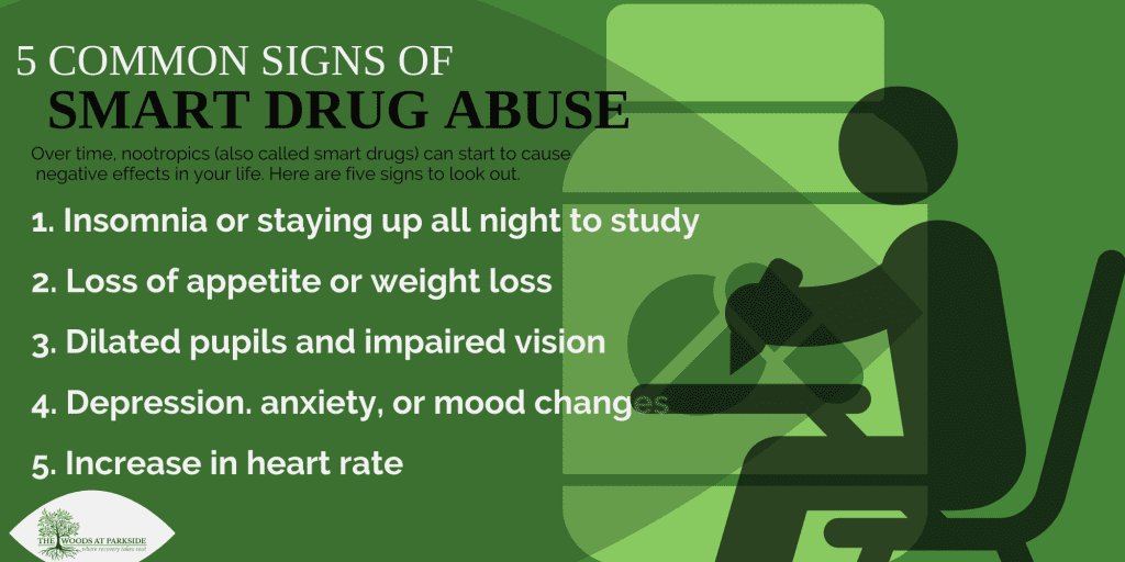 5 Common Signs of Smart Drug Abuse Infographic